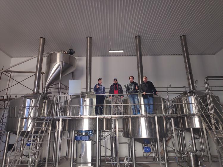 Installation for 5000L Microbrewery in Russia
